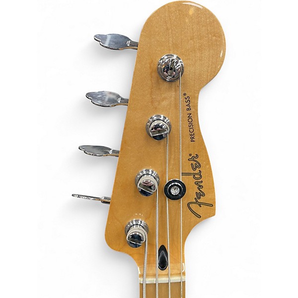 Used 2021 Fender Player Precision Bass Ocean Turquoise Electric Bass Guitar