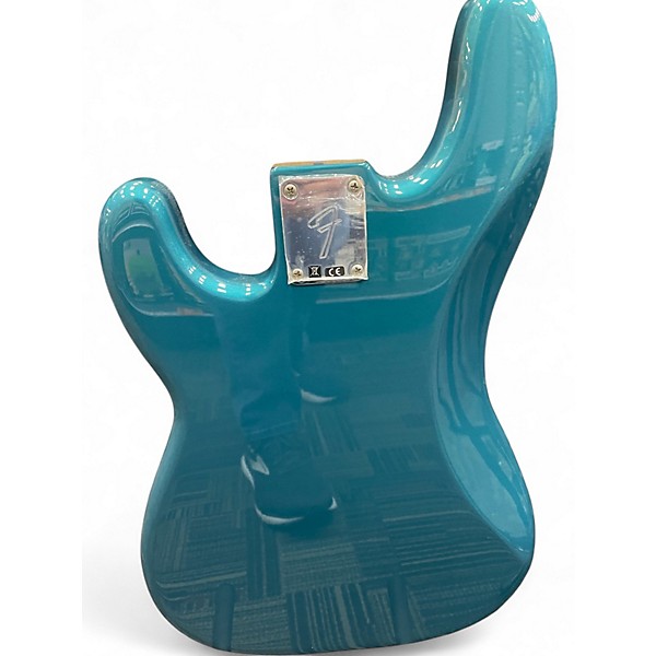 Used 2021 Fender Player Precision Bass Ocean Turquoise Electric Bass Guitar