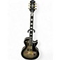 Used Epiphone Les Paul Custom Black and Silver Solid Body Electric Guitar thumbnail