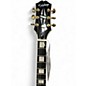 Used Epiphone Les Paul Custom Black and Silver Solid Body Electric Guitar