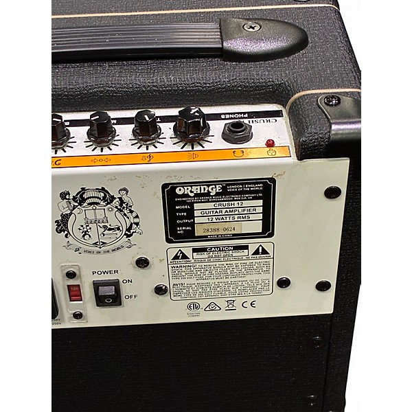 Used Orange Amplifiers Crush 12 Guitar Combo Amp