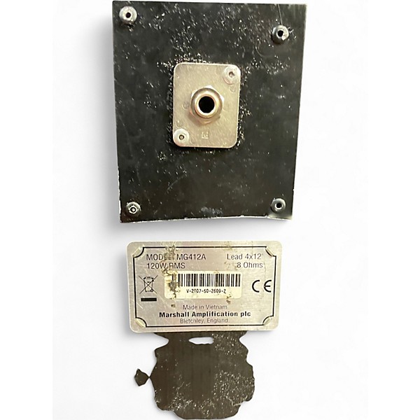 Used Marshall MG412A 4x12 120W Angle Guitar Cabinet