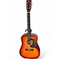 Used Harmony D1010 2 Tone Sunburst Acoustic Guitar thumbnail