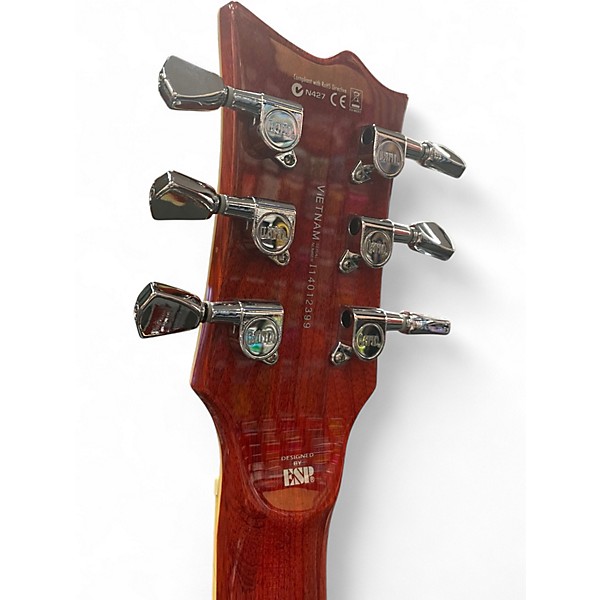 Used ESP LTD EC256FM Cherry Sunburst Solid Body Electric Guitar