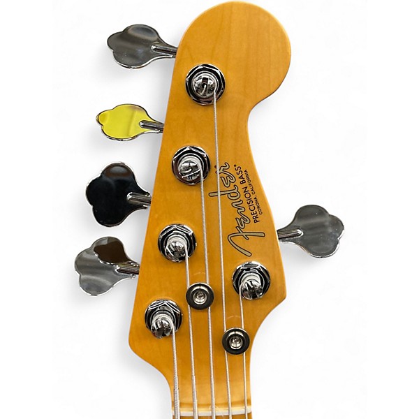 Used Fender American Professional II Precision Bass 5 STRING Blue Burst Electric Bass Guitar