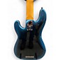 Used Fender American Professional II Precision Bass 5 STRING Blue Burst Electric Bass Guitar