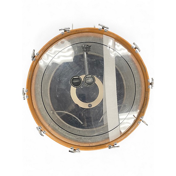 Vintage 1970s Ludwig 4 Piece BUTCHER BLOCK Natural Drum Kit