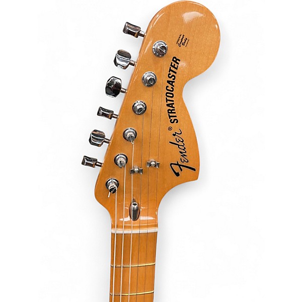 Used Fender Vintera 70s Stratocaster Vintage Yellow Solid Body Electric Guitar