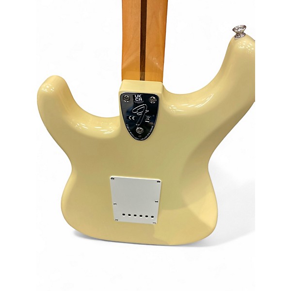 Used Fender Vintera 70s Stratocaster Vintage Yellow Solid Body Electric Guitar