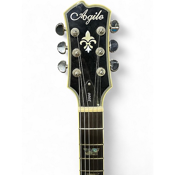 Used Agile 3000 Natural Solid Body Electric Guitar