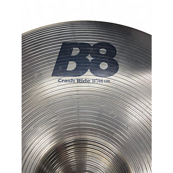 Used SABIAN 18in B8 Crash Ride Cymbal