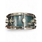 Used PDP by DW 14in LX Series Snare Drum Cyan Drum