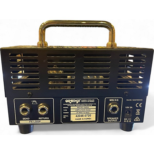 Used Orange Amplifiers Micro Dark 20W Tube Guitar Amp Head