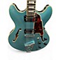 Used D'Angelico Premier Series DC Surf Green Hollow Body Electric Guitar