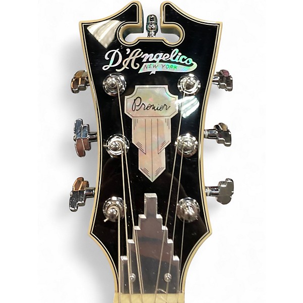 Used D'Angelico Premier Series DC Surf Green Hollow Body Electric Guitar