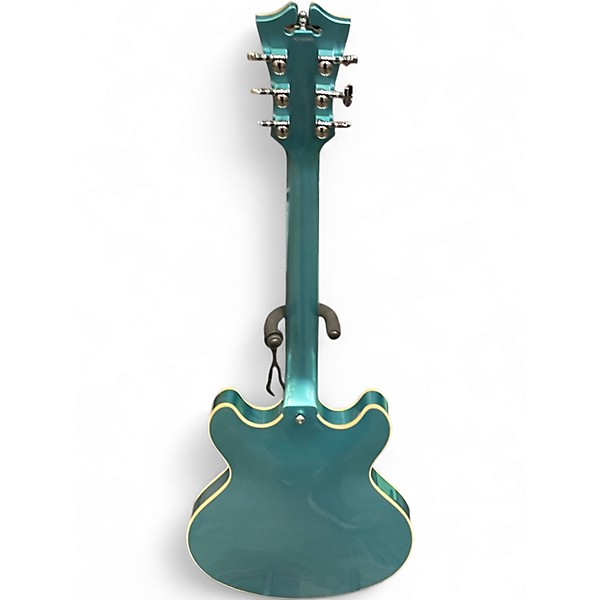 Used D'Angelico Premier Series DC Surf Green Hollow Body Electric Guitar