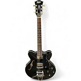 Used Hofner Verythin Standard BLACK Hollow Body Electric Guitar
