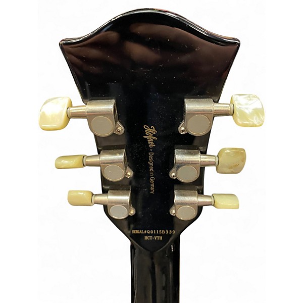 Used Hofner Verythin Standard BLACK Hollow Body Electric Guitar