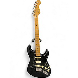 Used Fender Standard Stratocaster Black Solid Body Electric Guitar