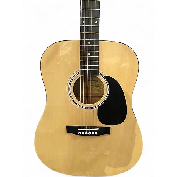 Used Squier DREADNOUGHT 093 NATURAL Acoustic Guitar