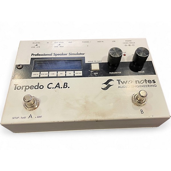 Used Two Notes AUDIO ENGINEERING Torpedo C.A.B. Effect Processor
