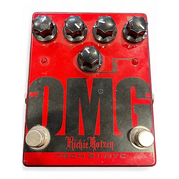 Used Tech 21 Richie Kotzen OMG Signature Overdrive Effect Pedal