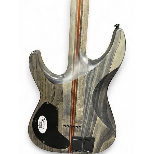 Used Schecter Guitar Research DIAMOND SERIES EVIL TWIN MATTE BLACK Solid Body Electric Guitar