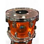 Used Ludwig 4 Piece Zep Vistalite amber vistalite Drum Kit