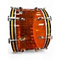 Used Ludwig 4 Piece Zep Vistalite amber vistalite Drum Kit