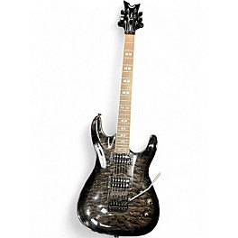 Used Dean Vendetta Quilted Maple See Thru Black Solid Body Electric Guitar