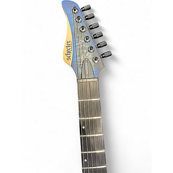 Used Schecter Reaper-6 Sky Burst Solid Body Electric Guitar