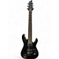 Used Schecter Guitar Research Hellraiser C7 7 String Black Solid Body Electric Guitar thumbnail