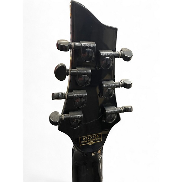 Used Schecter Guitar Research Hellraiser C7 7 String Black Solid Body Electric Guitar