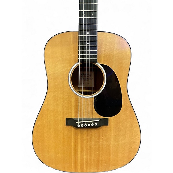 Used Martin D Jr E Natural Acoustic Electric Guitar