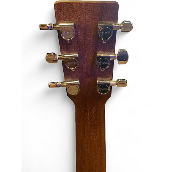 Used Martin D Jr E Natural Acoustic Electric Guitar