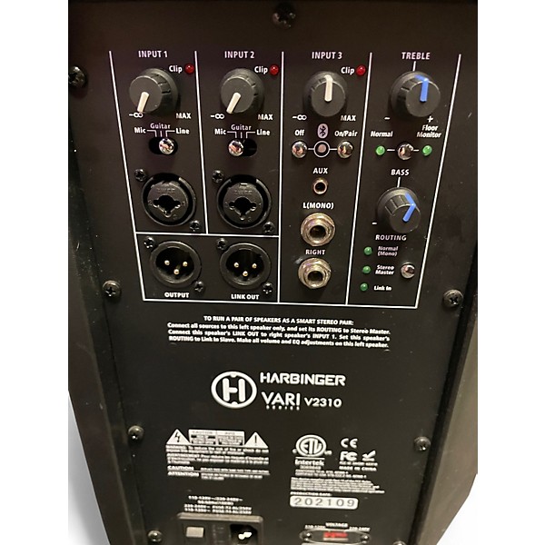 Used Harbinger V2310 Powered Speaker