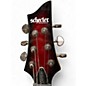 Used Schecter Guitar Research DIAMOND SERIES DEMON Crimson Red Burst Solid Body Electric Guitar