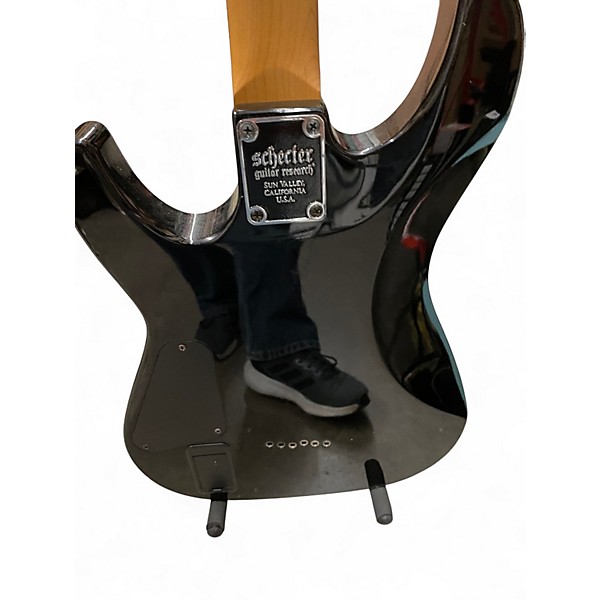 Used Schecter Guitar Research DIAMOND SERIES DEMON Crimson Red Burst Solid Body Electric Guitar