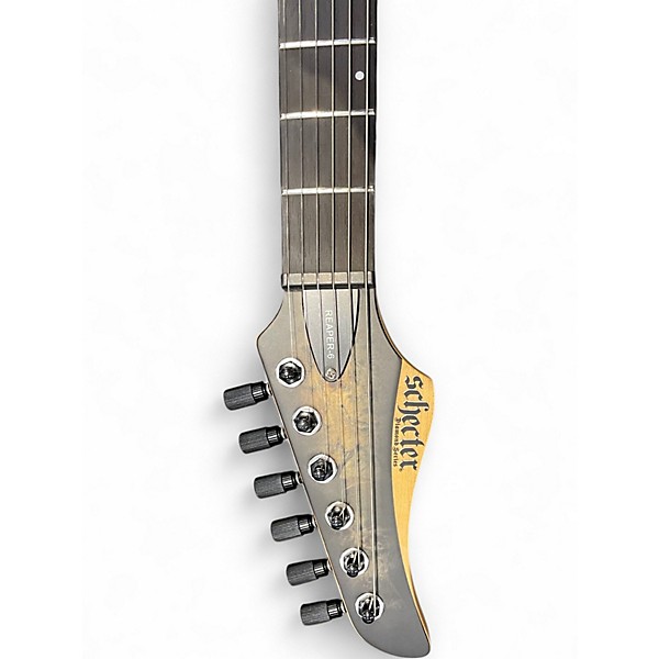 Used Schecter REAPER-6 Mint Green Solid Body Electric Guitar