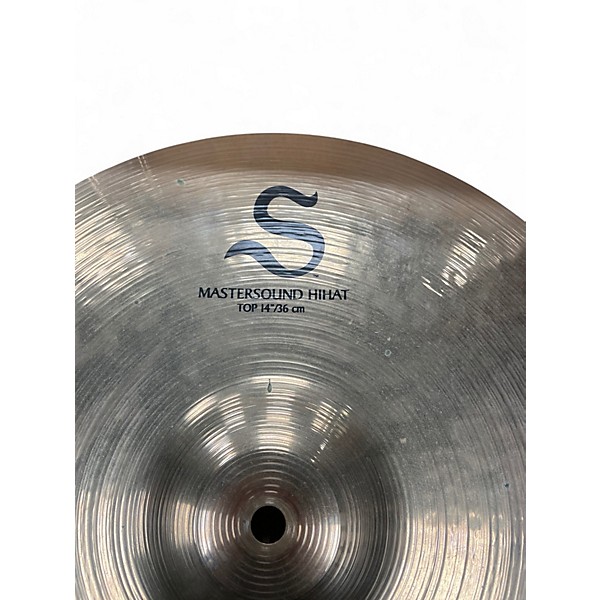 Used Zildjian 14in Mastersound Hi Hat Pair Cymbal