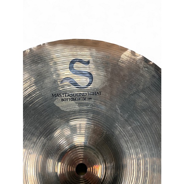Used Zildjian 14in Mastersound Hi Hat Pair Cymbal