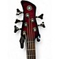 Used Yamaha TRBX605FM Red to Black Fade Electric Bass Guitar