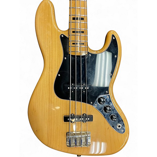 Used Squier Classic Vibe 70s Jazz Bass Natural Electric Bass Guitar