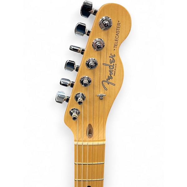 Used 2004 Fender American Standard Telecaster Vintage Yellow Solid Body Electric Guitar