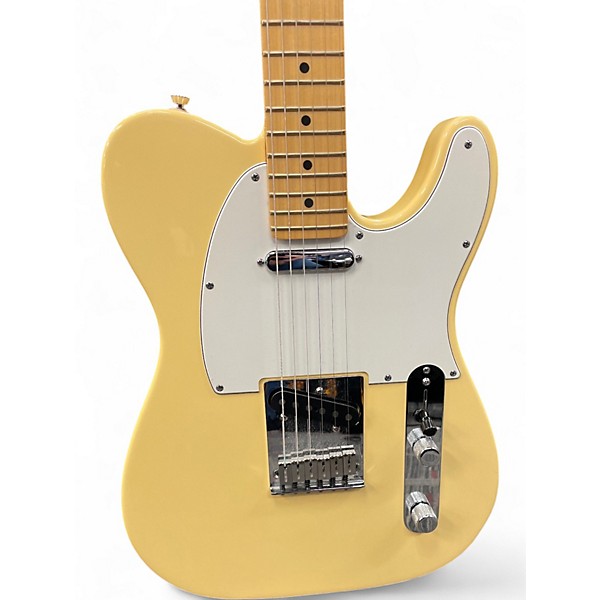 Used 2004 Fender American Standard Telecaster Vintage Yellow Solid Body Electric Guitar