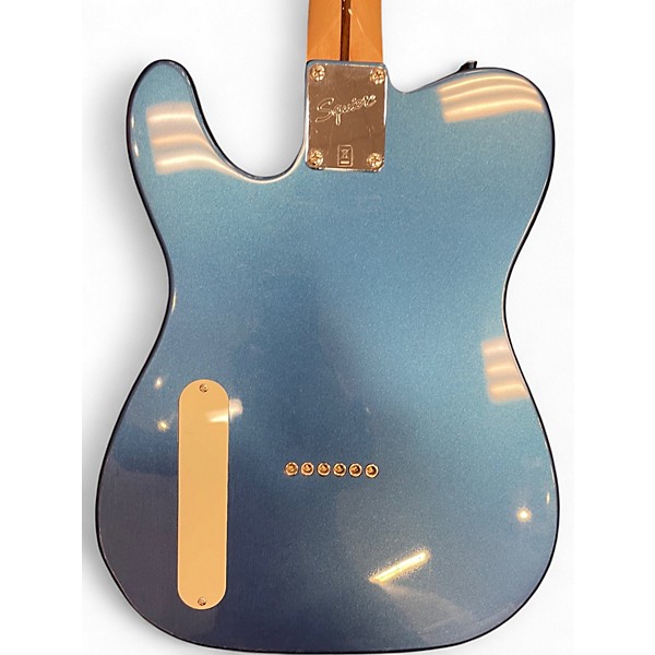 Used Squier Paranormal Cabronita Telecaster Thinline Lake Placid Blue Hollow Body Electric Guitar