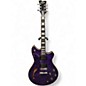 Used EVH SA-126 Special Transparent Purple Hollow Body Electric Guitar thumbnail