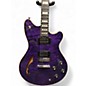 Used EVH SA-126 Special Transparent Purple Hollow Body Electric Guitar