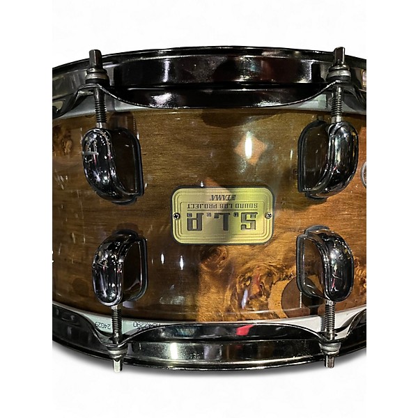 Used TAMA 14in slp maple mappa burl maple burl Drum