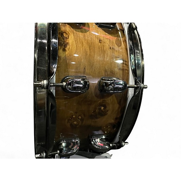 Used TAMA 14in slp maple mappa burl maple burl Drum